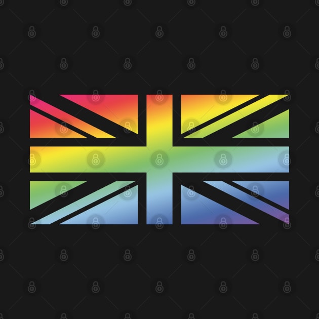 Union Jack / Rainbow Flag (Great Britain / United Kingdom) by MrFaulbaum