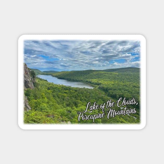 Lake of the Clouds in the Porcupine Mountains Magnet by gorff