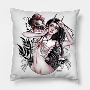 The whisperer Pillow