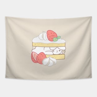 Cute Rabbit Sweet Dreams Inside Bunnyberry Shortcake Tapestry