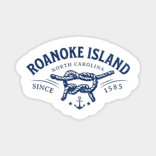 Roanoke Island, NC Beach Knot Summer Vacation Magnet