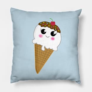 Kawaii Ice Cream Cone Pillow