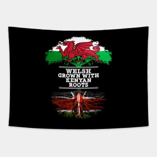 Welsh Grown With Kenyan Roots - Gift for Kenyan With Roots From Kenya Tapestry