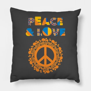 Peace and love Pillow