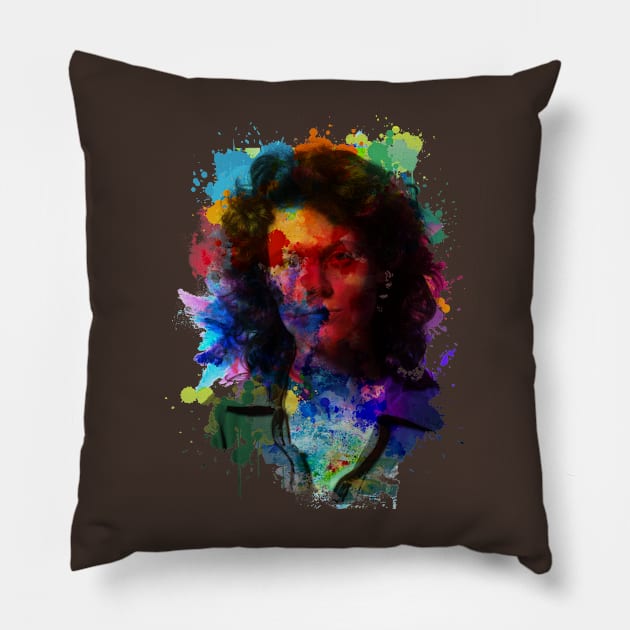 Ripley - Alien - Paint Splash Color Pillow by sgregory project