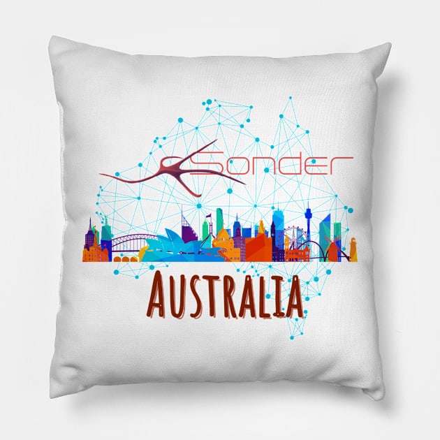 Sonder music Pillow by smkworld