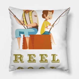 Reel Cool Dad - fathers day Pillow