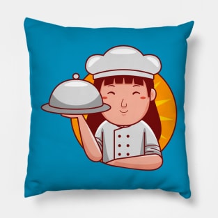 Chef Woman Pillow