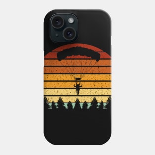 Vintage Sunset Skydiving Gift For Skydivers Phone Case