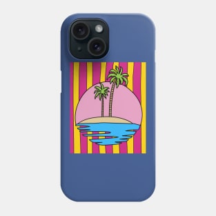 Lonely Island Relaxation Sun Phone Case