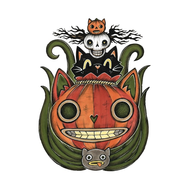 Over the Garden Wall Totem by Earthenwood