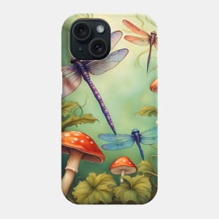 Mystical Garden II Dragonfly Utopia Phone Case