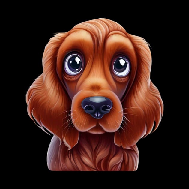 Pet-tacular Irish Setter by Art By Mojo