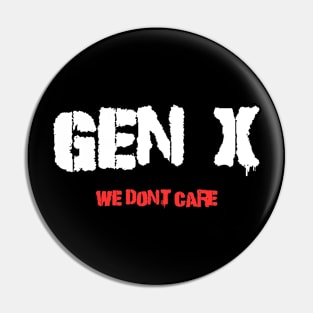 Gen X Pin