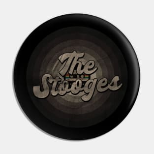 Stooges First Name Retro Tape Pattern Vintage Styles Pin