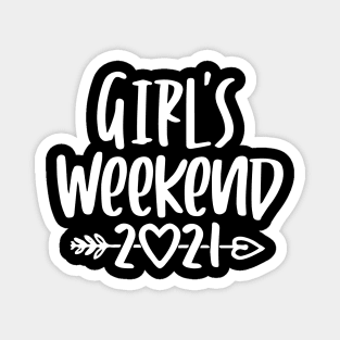 Girls Weekend 2021 Vacation Magnet