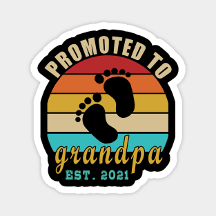 promoted to grandpa 2021 Magnet