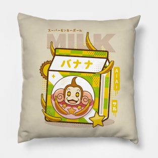 Monkey Banana Milk Pillow