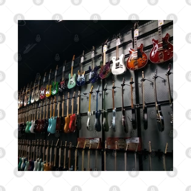 Wall of Guitars by JadedAlice