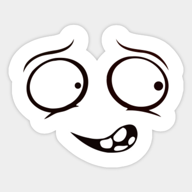 Limited Edition Exclusive Mentally Deranged Smiley Face Silhouette Smile Sticker Teepublic