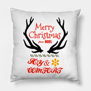 Merry Christmas From Noel Pillow