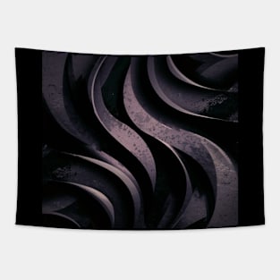 smooth metal lines pattern Tapestry