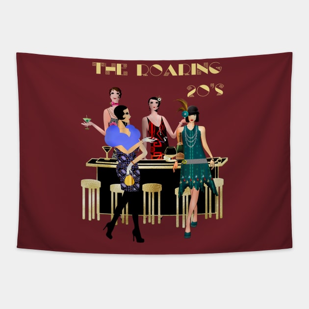 The Roaring Twenties Tapestry by STYLISH CROWD TEES