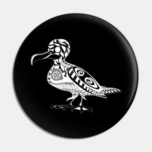 dark shadow seagull pattern ecopop Pin