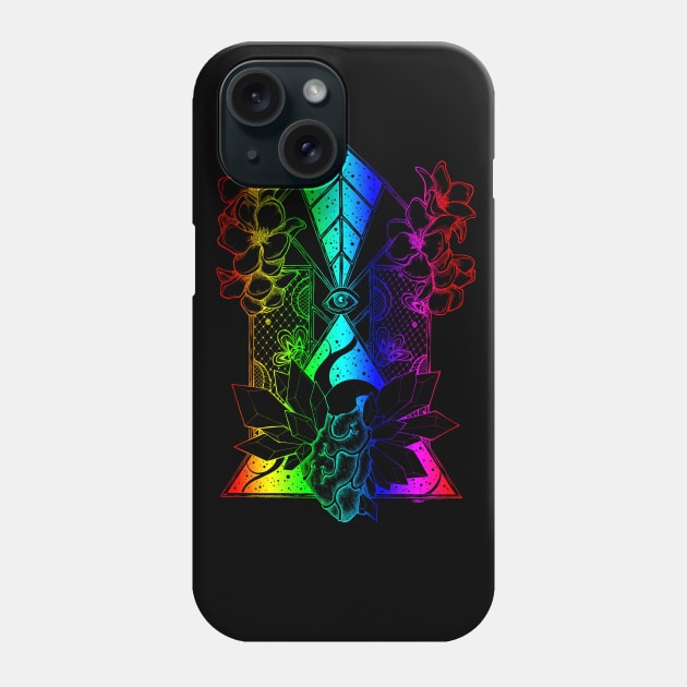 Crystal Heart - Spring Inks Series #1 Phone Case by Indi Martin