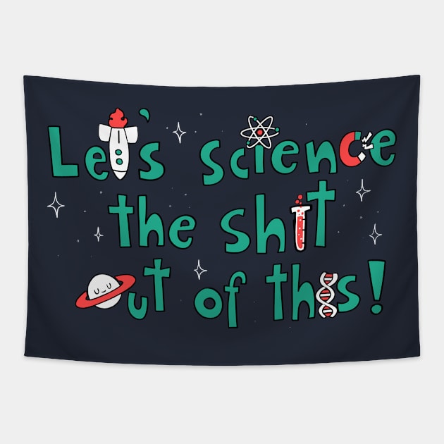 Let's science! Tapestry by Queenmob