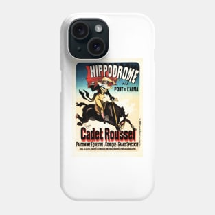 PARIS HIPPODROME CADET ROUSSEL Pantomime Horse Performances Vintage French Phone Case