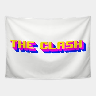 8bit Gaming Style The Clash Animated Tapestry