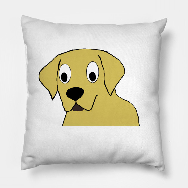 yellow lab pillow