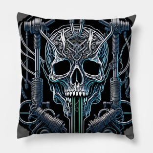 Cyborg Heads S02 D69 Pillow