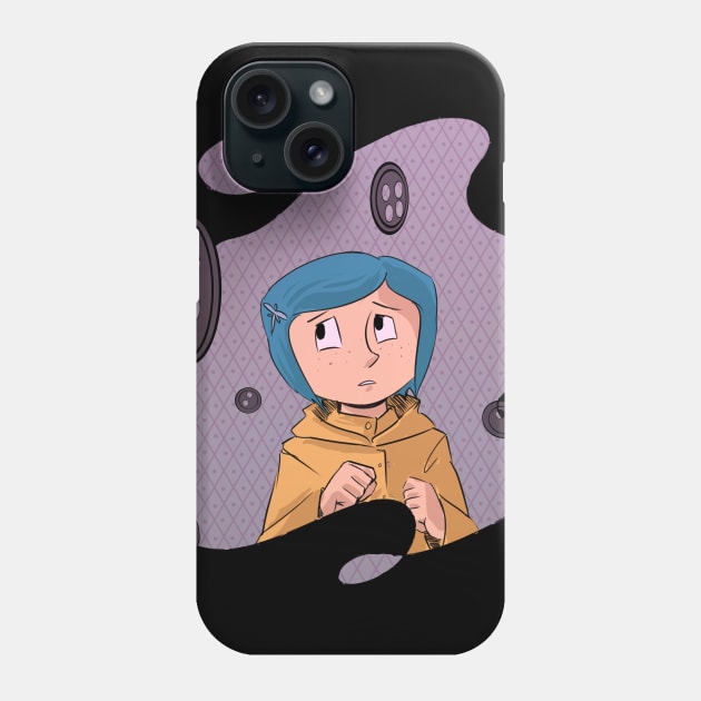 coraline Phone Case by inkpocket