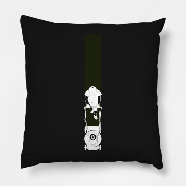 Hobby gardener - mowing the lawn is my passion Pillow by ro83land