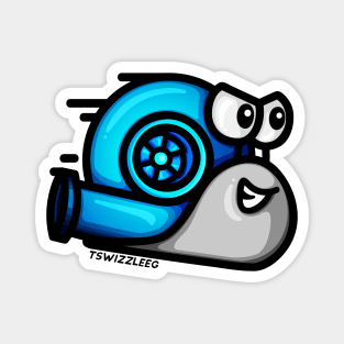 Turbo Snail - Gray/Deep Blue Magnet