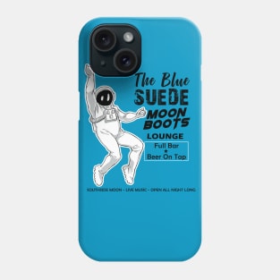 The Blue Suede Moon Boots Lounge Phone Case