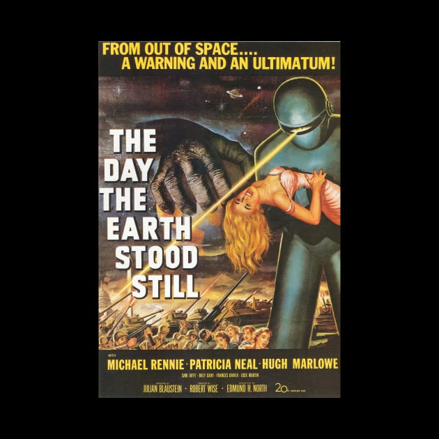 Classic Science Fiction Movie Poster - The Day The Earth Stood Still by Starbase79