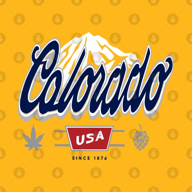 Colorado Logo by Bored Imagination Pop Art Absurdities 