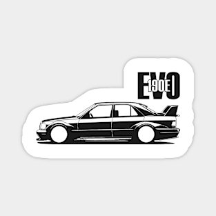 190E EVO Black White Magnet