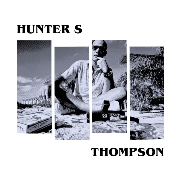 Hunter S Tompson Retro by Hidarsup Bahagiarsa