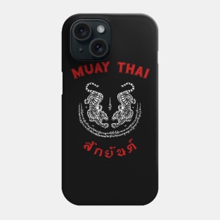 Muay Thai Tiger Sak Yant Tattoo Kickboxing Thailand Phone Case