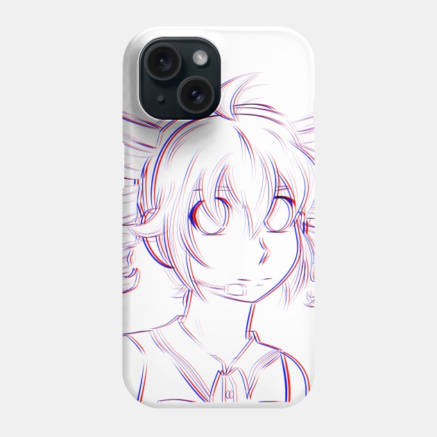 Kasane Teto 3D Phone Case by piefanart