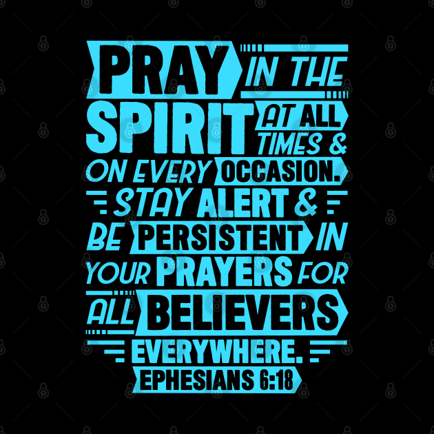 Ephesians 6:18 by Plushism