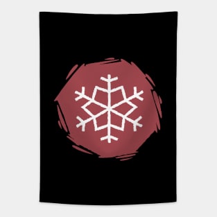 merry christmas winter snowflake Tapestry