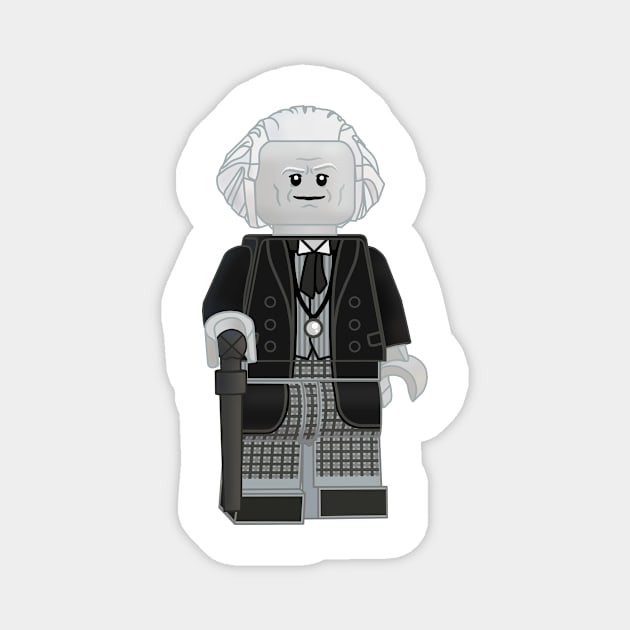 Lego First Doctor Magnet by ovofigures