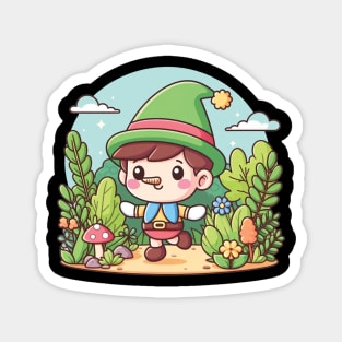 Happy Pinocchio Magnet