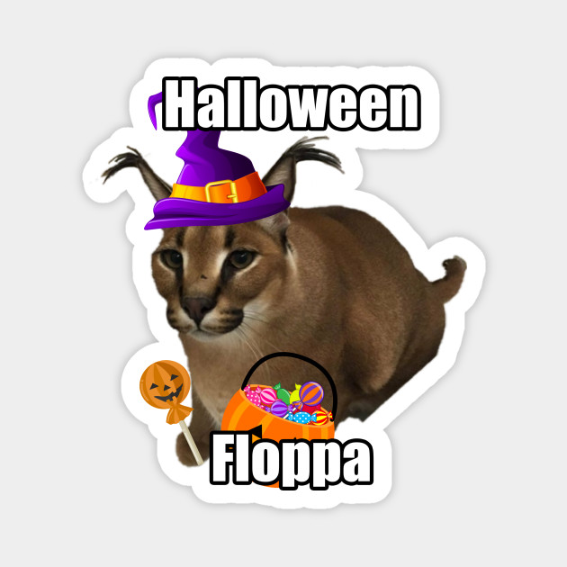 Halloween Big Floppa Meme - Caracal Cat Beloved Spooky Funny Cute