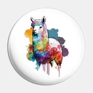 Alpaca Llama Colordrops Pin